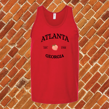 Load image into Gallery viewer, Atlanta Georgia Peach Unisex Tank Top