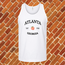 Load image into Gallery viewer, Atlanta Georgia Peach Unisex Tank Top