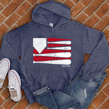 Load image into Gallery viewer, Boston Baseball Flag Hoodie