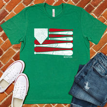 Load image into Gallery viewer, Boston Baseball Flag Tee