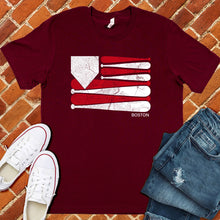 Load image into Gallery viewer, Boston Baseball Flag Tee