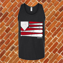 Load image into Gallery viewer, Boston Baseball Flag Unisex Tank Top