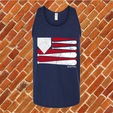Load image into Gallery viewer, Boston Baseball Flag Unisex Tank Top