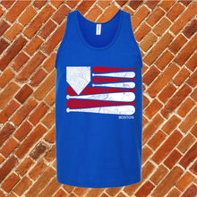 Load image into Gallery viewer, Boston Baseball Flag Unisex Tank Top