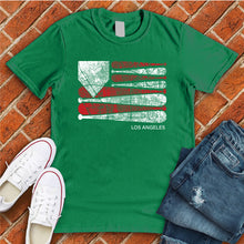 Load image into Gallery viewer, Los Angeles Baseball Flag Tee