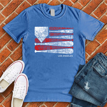 Load image into Gallery viewer, Los Angeles Baseball Flag Tee