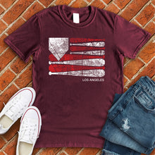 Load image into Gallery viewer, Los Angeles Baseball Flag Tee