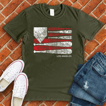 Load image into Gallery viewer, Los Angeles Baseball Flag Tee