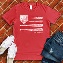 Load image into Gallery viewer, Los Angeles Baseball Flag Tee