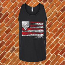 Load image into Gallery viewer, Los Angeles Baseball Flag Unisex Tank Top