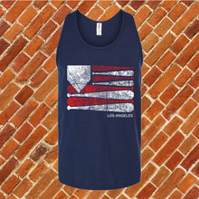 Load image into Gallery viewer, Los Angeles Baseball Flag Unisex Tank Top