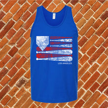 Load image into Gallery viewer, Los Angeles Baseball Flag Unisex Tank Top