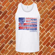Load image into Gallery viewer, Los Angeles Baseball Flag Unisex Tank Top