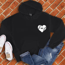Load image into Gallery viewer, KC Baseball Pocket Heart Hoodie
