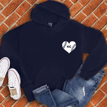Load image into Gallery viewer, KC Baseball Pocket Heart Hoodie