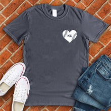 Load image into Gallery viewer, KC Baseball Pocket Heart Tee