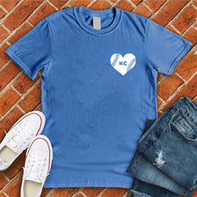 Load image into Gallery viewer, KC Baseball Pocket Heart Tee