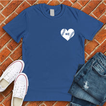 Load image into Gallery viewer, KC Baseball Pocket Heart Tee