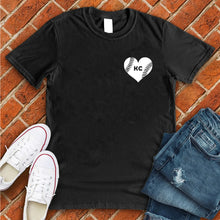Load image into Gallery viewer, KC Baseball Pocket Heart Tee
