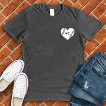 Load image into Gallery viewer, KC Baseball Pocket Heart Tee
