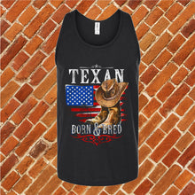 Load image into Gallery viewer, Texan Born & Bred Unisex Tank Top
