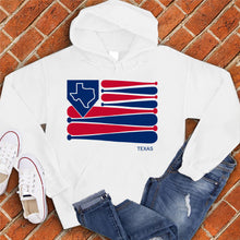 Load image into Gallery viewer, Texas Baseball Flag Hoodie