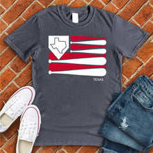 Load image into Gallery viewer, Texas Baseball Flag Tee
