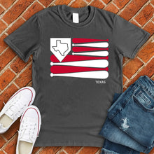Load image into Gallery viewer, Texas Baseball Flag Tee