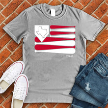 Load image into Gallery viewer, Texas Baseball Flag Tee