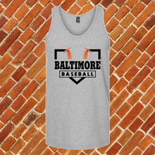 Load image into Gallery viewer, Baltimore Homeplate Unisex Tank Top