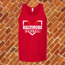 Load image into Gallery viewer, Baltimore Homeplate Unisex Tank Top