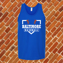 Load image into Gallery viewer, Baltimore Homeplate Unisex Tank Top