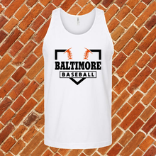Load image into Gallery viewer, Baltimore Homeplate Unisex Tank Top