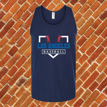 Load image into Gallery viewer, Los Angeles Homeplate Unisex Tank Top