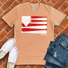 Load image into Gallery viewer, Arizona Baseball Flag Tee