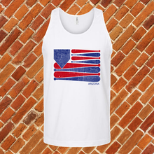 Load image into Gallery viewer, Arizona Baseball Flag Unisex Tank Top