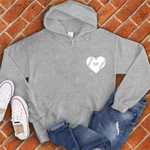 Load image into Gallery viewer, SF Baseball Pocket Heart Hoodie
