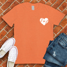 Load image into Gallery viewer, SF Baseball Pocket Heart Tee