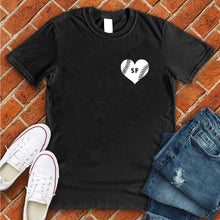 Load image into Gallery viewer, SF Baseball Pocket Heart Tee