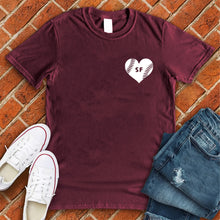 Load image into Gallery viewer, SF Baseball Pocket Heart Tee
