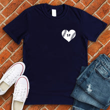 Load image into Gallery viewer, SF Baseball Pocket Heart Tee