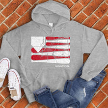Load image into Gallery viewer, Minnesota Baseball Flag Hoodie