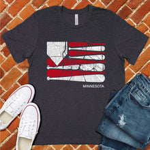Load image into Gallery viewer, Minnesota Baseball Flag Tee