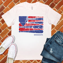 Load image into Gallery viewer, Minnesota Baseball Flag Tee