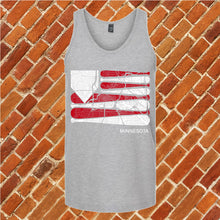 Load image into Gallery viewer, Minnesota Baseball Flag Unisex Tank Top