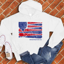 Load image into Gallery viewer, Washington DC Baseball Flag Hoodie