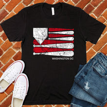 Load image into Gallery viewer, Washington DC Baseball Flag Tee