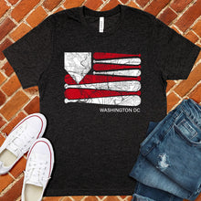 Load image into Gallery viewer, Washington DC Baseball Flag Tee