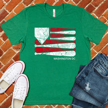 Load image into Gallery viewer, Washington DC Baseball Flag Tee