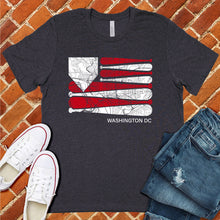 Load image into Gallery viewer, Washington DC Baseball Flag Tee
